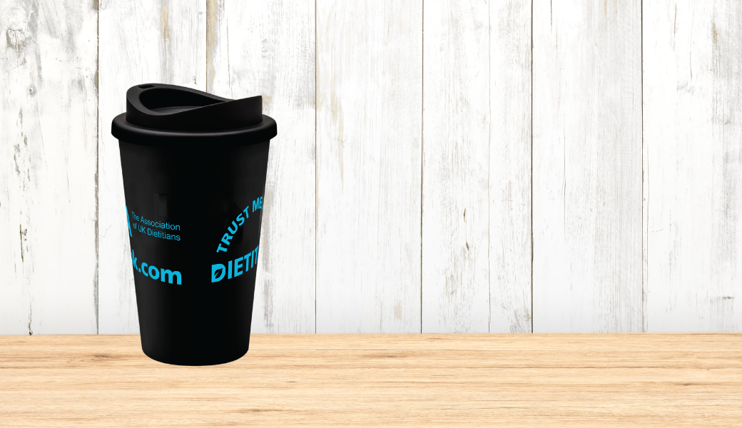 BDA Trust me, I’m a dietitian branded tumbler 2