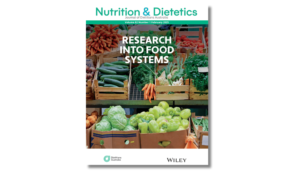 Dietitians Australia Nutrition and Dietetics journal