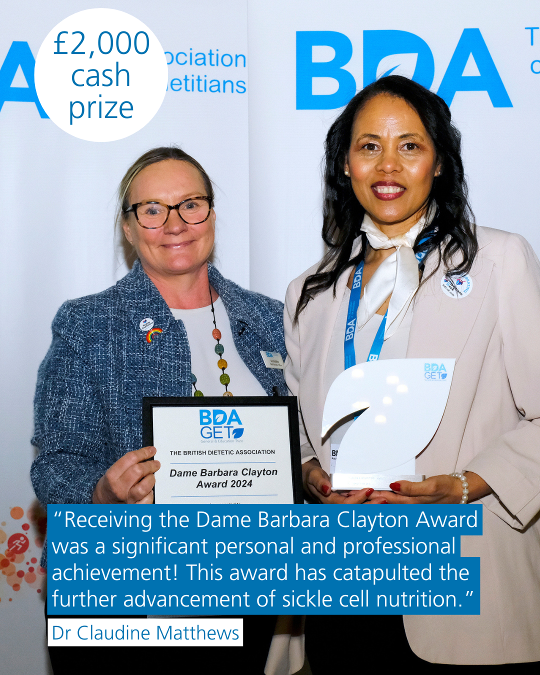 Dr Claudine Matthews 2025 Winner DBC.png