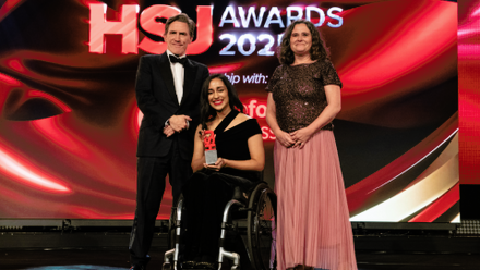 Rasleen Kahai HSJ award.png